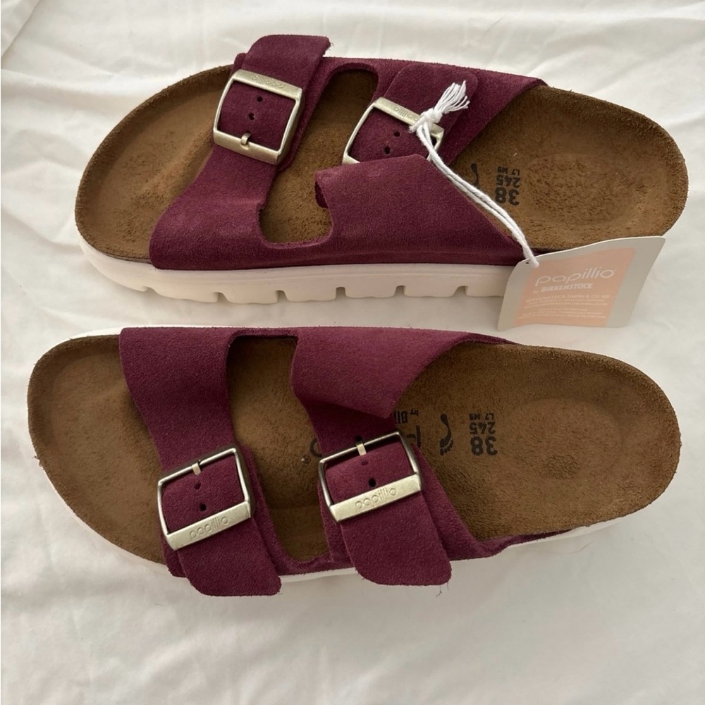 Papillio by Birkenstock Maroon Sandals